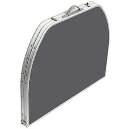 Складний стіл Bo-Camp Case Model Oval 120x80 cm Grey (1404415) - мініатюра 3