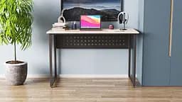 Компьютерный стол Ferrum-decor Майк 75x140x60 черный ДСП Дуб Сан-Марино 16мм (FRD-103870)