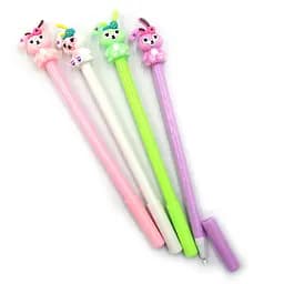 Ручка дитяча Зайчики, гелева, синя, 12 шт. (В асортименті)