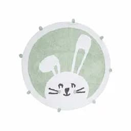 Килим для дитячої кімнати Irya Bunny mint, 110x110 см, різнобарв'я (svt-2000022288453)