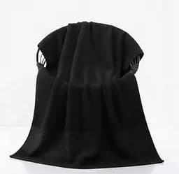 Кухонное махровое полотенце 35x75 см — мягкое влагопоглощающее полотенце для кухни темно-серое