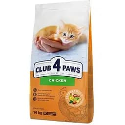 Сухой корм для котят Club 4 Paws Premium For Kittens Chicken с курицей 14 кг