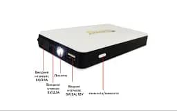 Пусковий пристрій бустер Bottari PowerBank Extrapower АКБ 6600 мАч багатофункціональний (30315-IS) - мініатюра 4
