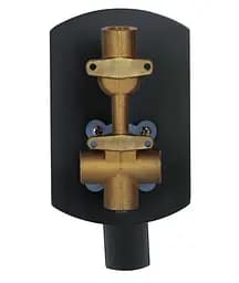 Душова система універсальна Qtap Slavonice Gunmetal Black PVD прихованого монтажу QTSLA113GMB45899 - мініатюра 4