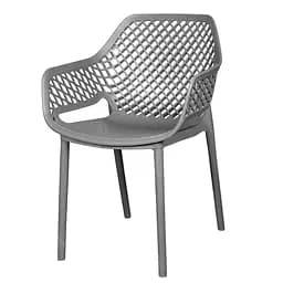 Стул садовый пластиковый Bica Aria бежево-серый