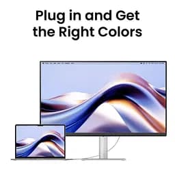 TFT 31.5" BenQ MA320UP, IPS, 4K, 2хHDMI, USB-C, HAS, Pivot, кол., сріблясто-сірий - мініатюра 9