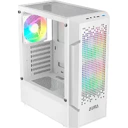 Корпус GAMDIAS AURA GC7 ARGB Tempered Glass White (4711514500684) Без БП