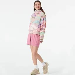 Толстовка жіноча Picture Organic Quenda 1/2 Zip Printed Women S Блакитний-Рожевий - мініатюра 4