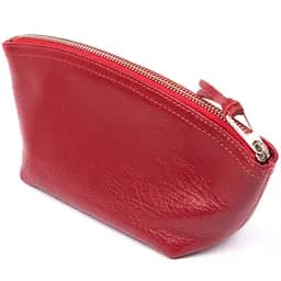 Жіноча косметичка зі шкіри Amelin Grande Pelle 11303 червона - мініатюра 2