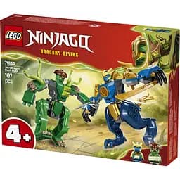 Конструктор LEGO Ninjago Битва робота дракона Джея 107 деталей (71853) - мініатюра 2