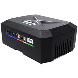 ДБЖ UPS DC 60W 20800mAh для роутера, терміналу, камери DC2060P/DCP60W DC5.5x2.5 мм: 4x12V(5A)/ 1x9V-12V/ 1x5V / 2xUSB/ POE LCD Black - мініатюра 2