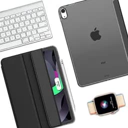 Чохол до планшета BeCover Tri Fold Hard Apple iPad Air 11" M4 2026 Black (715242) - мініатюра 3