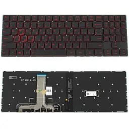 Клавіатура для ноутбука LENOVO (Legion: Y540-15) rus, black, без фрейму, підсвічування клавіш RED (ОРИГІНАЛ)