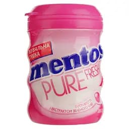 Жевательная резинка Mentos Pure Fresh Тутти-Фрутти, с экстрактом зеленого чая, 56 г