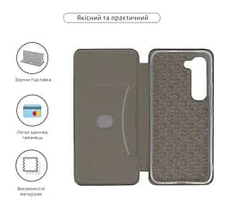 Чехол-книжка для Infinix Hot 60 Pro 4G, G-Case, черный, кожаный чехол-книжка из экокожи (PU) и TPU, с магнитом, с подставкой и вместительным кардхолдером, противоударный, защита всего корпуса, ArmorStandart (ARM88692) - мініатюра 3