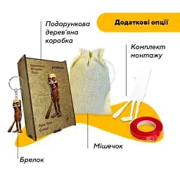 Дерев'яний фігурний пазл Тунг Тунг Сахур, А3, Дерев'яна коробка 200 елементів - мініатюра 5