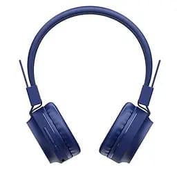 Навушники бездротові HOCO W25 Bluetooth 5.0 Blue з мікрофоном - мініатюра 2