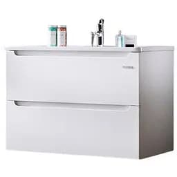 Тумба підвісна Sanwerk Ера Air 70 Білий з умивальником Qtap (MV0000855) Білий