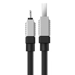 USB кабель Baseus CoolPlay Series Fast Charging Cable USB to iP 2.4A 2 м чорний CAKW000501