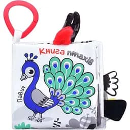 М'яка книжка-шуршалка Limo Toy Пташки підвіска, шурудит, пищалка