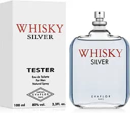 Туалетная вода Evaflor Whisky Silver Тестер 100 мл