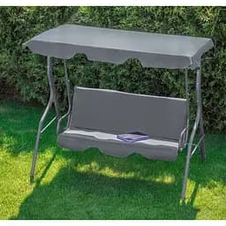 Гойдалка Leobro з подушками на 3 особи Relax Grey