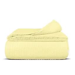 Плед-покривало Cosas Marmalade Knitted Braid косичка 160х230 см шафран (Blanket_21Marmalade_KnittedBraid_160x230)