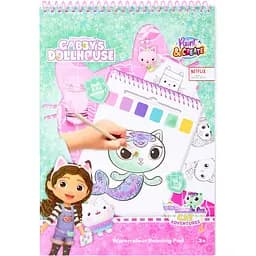 Розмальовка Gabby's Dollhouse водна 24 аркуші (GD24355)
