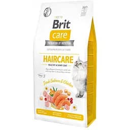 Сухий корм Brit Care Cat GF Haircare Healthy & Shiny Coat 7 кг для котів (догляд за шкірою та вовною) - мініатюра 2