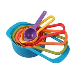 Набір пластикових мірних ложок 6 шт., Kitchen Master 84104