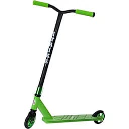 Трюковой самокат iTrike SR 2-066-6-GR черный с зеленым цветом