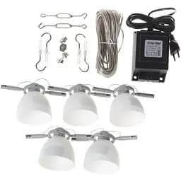 Светильник струнный поворотный Brille HTL-78/5 White система 176253