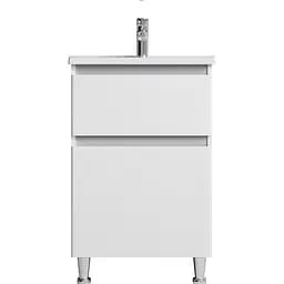 Тумба з умивальником AM.PM X-Joy підлогова 55 см 2 ящики білий M85-FSX0552-WC0552WG38 Білий