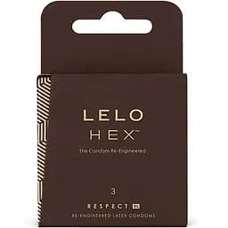 Презервативы Lelo HEX Condoms Respect XL 3 Pack