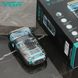 Електробритва VGR V-352 шейвер, подвійне лезо, IPX5, LED Display - мініатюра 6