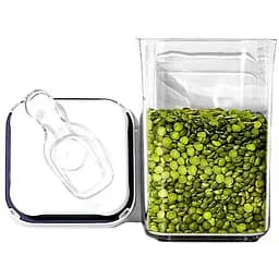 Герметичний диспенсер Oxo для сипучих продуктів з ковшком, 1 л, прозорий (11299700)