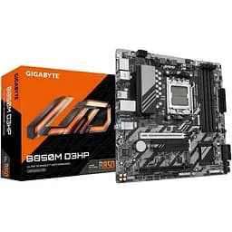Материнська плата Gigabyte AM5 B850M D3HP, B850, 4xDDR5, Int.Video (CPU), 4xSATA3, 2xM.2, 1xPCI-E 5.0 x16, 1xPCI-E 3.0 x16, Realtek 7.1, Realtek GbE, 7xUSB 3.2 / 6xUSB 2.0, HDMI/2xDP, MicroATX - мініатюра 2