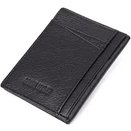 Чоловічий гаманець для карток з натуральної шкіри ST Leather 8х11х0.5 см acs0029622 - мініатюра 2