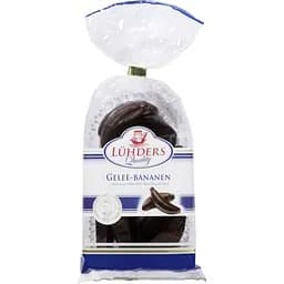 Цукерки Luhders Банани в чорному шоколаді желейні 175 г (565777)