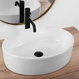 Умивальник Rea Fonda 50x37 white (REA-U0604), Глянцева - мініатюра 2