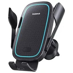 Автотримач з БЗП Baseus Milky Way Pro Wireless Charging Electric Car Mount 15W (C40357000111-0) Cluster Black - мініатюра 4