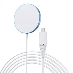 Бездротовий зарядний пристрій Choetech T518-BE Wireless Magenetic Charger Blue [101515] - мініатюра 2