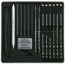 Карандаши для рисунка Cretacolor Black Box 20 шт 