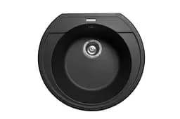 Кухонная мойка гранитная Miraggio Tuluza black 520x483x204 00210107, Черный