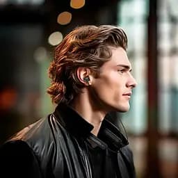 Бездротові навушники - потилична дуга Hoco ES70 Armour neck-mounted earphones BT5.3 - мініатюра 5