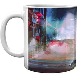 Кружка GeekLand Cyberpunk 2077 Киберпанк 2077 На улице В туман CY 02.572