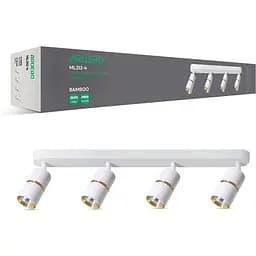 Светильник накладной Ardero ML312-4 MR16 GU10 четверний поворотный белый+золото (80235)