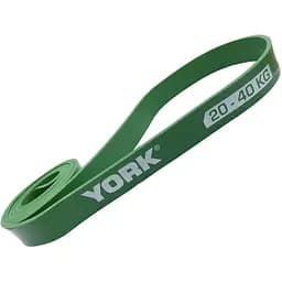 Резинка для фітнесу York Fitness 20-40кг - 2080x32x4,5 мм, зелений