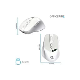 Мишка OfficePro M520W Wireless/Bluetooth White (M520W) - мініатюра 12