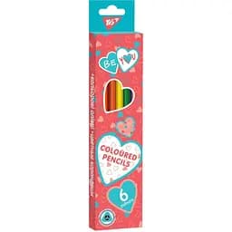 Карандаши цветные Yes Be You, 6 цветов (290635)
